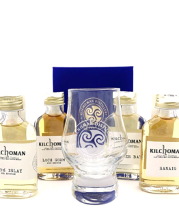 Kilchoman Tasting Set 4 x 0.02L + Pahar